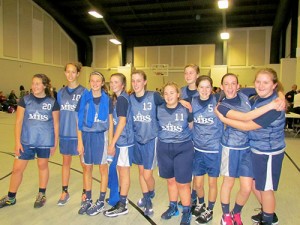 Most Blessed Sacrament’s Eighth Grade Girls Basketball Team Finishes Season Undefeated