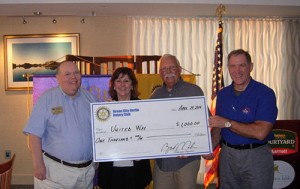 OC/Berlin Rotary Club Presents United Way With Donation