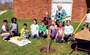 Buckingham Elementary Students Celebrate Arbor Day