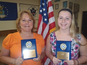 American Legion Recognizes Member Of The Year And Junior Auxiliary Member Of The Year