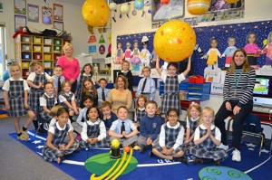 Worcester Prep Kindergartners Enjoy Video Conference With Johnson Space Center