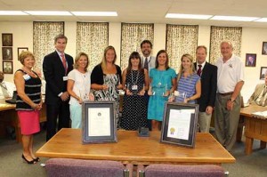 OCES Receives Commendation From Worcester County Commission And Citation From Maryland State Senator During Board Of ED Meeting
