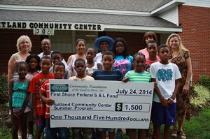 First Shore Federal Savings And Loan Association Makes $1,500 Contribution To Fruitland Community Center’s Summer Program