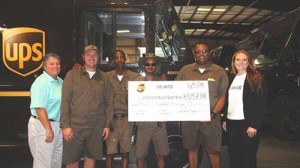 UPS Presents Employee-led Fundraiser Check To United Way