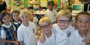 Worcester Prep First Graders Enjoy Their First Day Of School