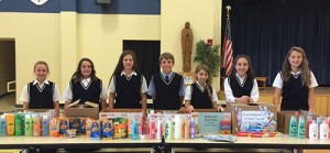 Most Blessed Sacrament Catholic School Collects Items For Seton Center In Princess Anne