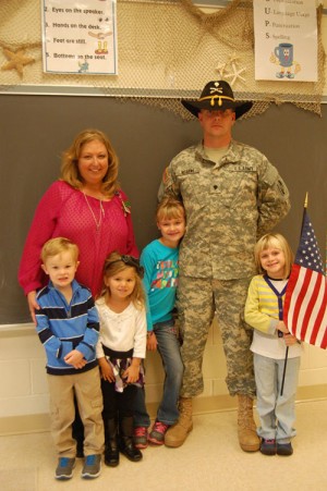 OC Elementary School Welcomes Special Guest To Lead Students In Pledge Of Allegiance On Veterans Day