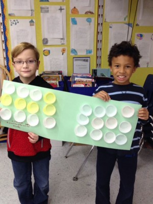 Associative Property Models Made By Showell Elementary Third Grade Students