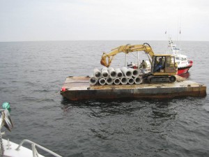 OC Reef Foundation Sinks New Materials Offshore