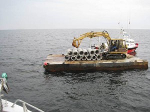 OC Reef Foundation Sinks New Materials Offshore