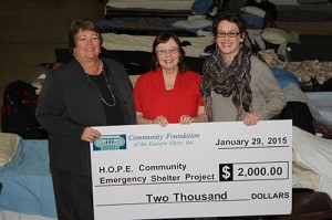 Community Foundation Of The Eastern Shore Awarded $2,000 From Help Your Neighbor Fund