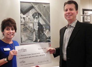 Ocean City Center For The Arts Presents A Check To Worcester County Humane Society