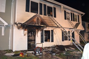 Berlin Fire Displaces Residents