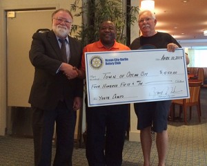 Ocean City-Berlin Rotary Club Makes Donation To Town Of OC’s Department Of Recreation