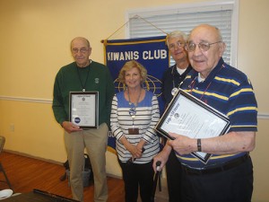 Two Kiwanis Club Of Greater Ocean Pines-Ocean City Members Receive “Legion Of Honor” Award