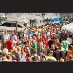 A crowded Harbour Island Marina is pictured on Wednesday. Photo by Hooked On OC