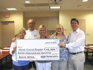AGH Association Campaign Committee Presents $16,026 Check To The Hospital’s Foundation