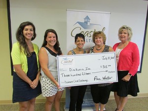 Proceeds From 50/50 Raffle Held By The Coastal Association Of REALTORS® Donated To Diakonia