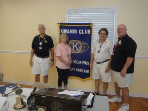 Kiwanis Club Of Greater Ocean Pines-Ocean City Welcomes New Member
