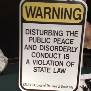 OC Approves Signs Warning Against Misbehavior; Businesses Required To Post Before Next Spring