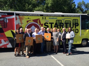 Entrepreneurial Business Concepts Get Pitched Aboard Startup Maryland Bus
