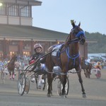 Frank Milby’s 71 victories during the 48-day meet at Ocean Downs earned him his straight driving title at the ocean oval. 