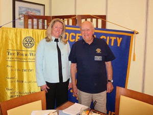 Caroline Massey From NASA Special Speaker At Ocean City/Berlin Rotary Club’s Monthly Meeting