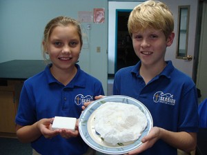 Seaside Christian Academy Students Have Fun With Ivory Soap In Science Class