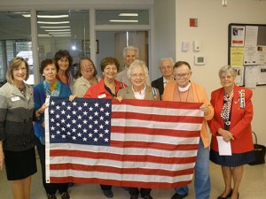 Daughters Of The American Revolution Present United States Flag To Northern Worcester County Senior Center