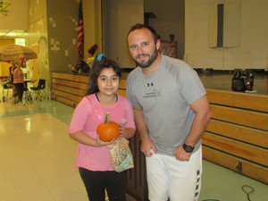 Berlin Intermediate Fourth Graders Guess Weight Of Pumpkin In Physical Education Class