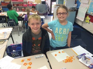 Showell Elementary School Third Graders Demonstrate Equal Groups Using Candy Corn