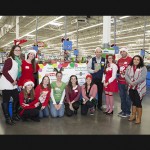 Members of the Ocean City Young Professionals group are pictured last Saturday at Walmart where 61 children from limited means were given a chance to shop for themselves or family.