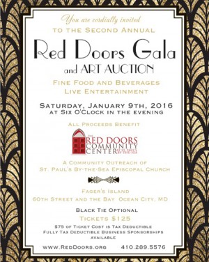 Gala, Art Auction To Benefit Red Doors Community Center
