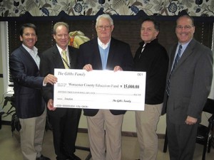 Gibbs Family Donates To Worcester Education Foundation