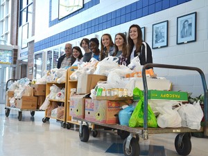 SD High School Student Body Collects Over 2,500 Pounds Of Canned Goods During Annual Food Drive