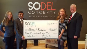 SoDel Cares Donates $5,000 To Harry K Foundation
