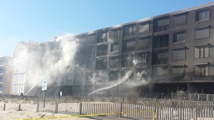 North Ocean City Condo Building Ravaged By Fire
