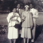 Rev. David Briddell and his first wife, right, are pictured with Dr. Martin Luther King and his wife, Coretta Scott King. Submitted Photo