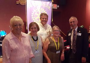 New Officers Of The Snow Hill Rotary Club Sworn In
