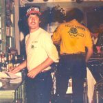 The founders of the Greene Turtle, Tommy Dickerson and Steve Pappas, are pictured in a dated photograph from their early days of operating the establishment that they would grow into a franchise operation with 46 locations. File Photos
