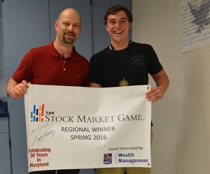 SD High School Senior Gary Frick Finishes Number One On The Maryland Eastern Shore Stock Market Game