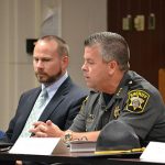 Worcester County State’s Attorney Beau Oglesby and Wicomico County Sheriff Mike Lewis were among the community leaders who attended last week’s meeting.