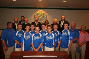 Berlin Little League Senior All-Stars Honored By Worcester County Commissioners