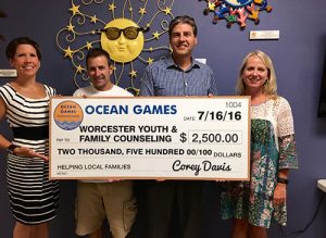 Ocean Games Event Donates To Worcester Youth