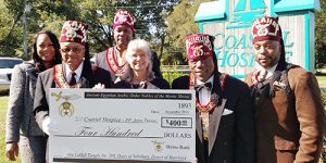 Ancient Egyptian Arabic Order Nobles Present Coastal Hospice With A Generous Gift