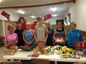 Operation Christmas Child Shoeboxes Filled By Wilson And Zion United Methodist Congregations