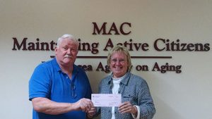 Salisbury VFW Meuse Post 194 Presents Check To MAC Incorporated