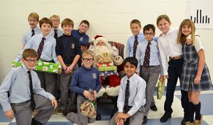 Worcester Prep Fifth Graders Visit With Santa