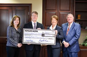 Taylor Bank Donates To New Berlin Library Branch
