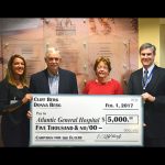 Pictured, from left, at the recent check presentation were Tammy Patrick, Development Officer Atlantic General Hospital Foundation; Cliff and Donna Berg; and Michael Franklin, president and CEO Atlantic General Hospital. Submitted Photo